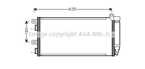 AVA QUALITY COOLING Lauhdutin, ilmastointilaite BW5256D